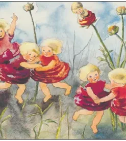 Postkarte "Ringelreihen" von Mili Weber