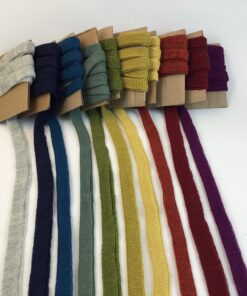 Woll-Einfassband, Wolltresse verschiedene Farben