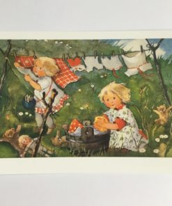 Postkarte Frischer Wind von Mili Weber