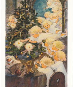 Postkarte freuet euch, das Christkind ist da