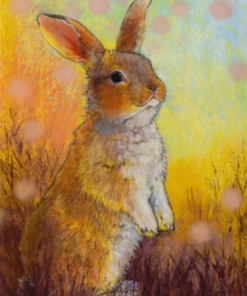Postkarte Hallo Freund Hase