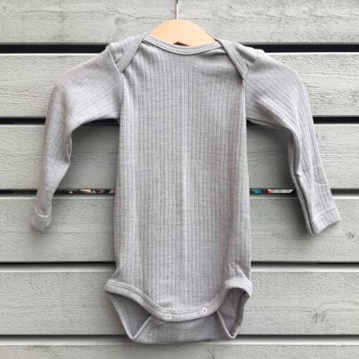 Cosilana Baby-Body Baumwolle-Wolle-Seide langarm 91053 – Bild 2