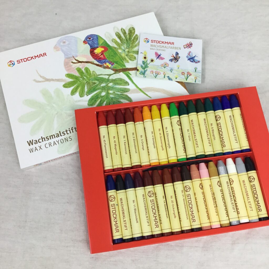 STOCKMAR Wachsmalstifte – 12 Stück In Karmin, Mit Bienenwachs, Lichtecht & Gesundheitlich Unbedenklich