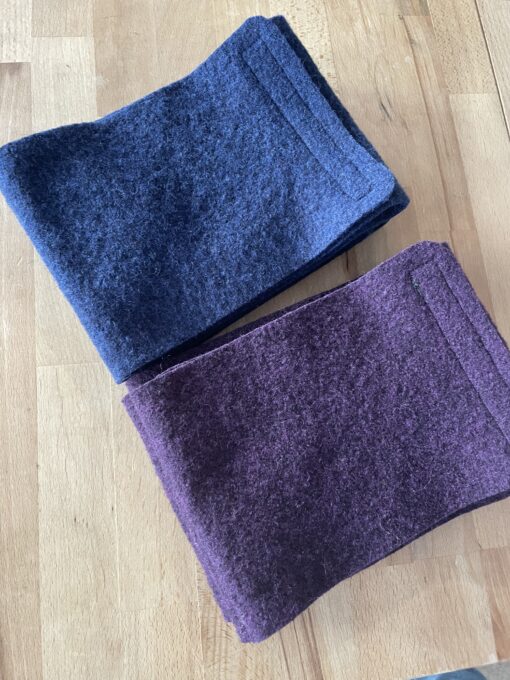 Brustwickel aus Walk verschiedene Farben