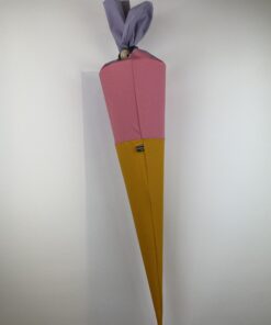 Alternative view of Schultüten-Bezug gelb-rosa-flieder