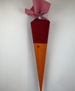 Alternative view of Schultüten-Bezug rosa-rot-orange