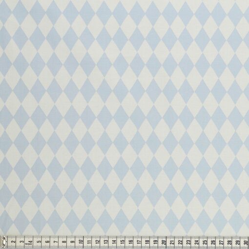 Sonderposten Stoff Webware Cloud - Diamonds - Blau für 8,00 €/meter