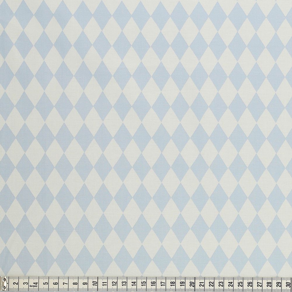 Sonderposten Stoff Webware Cloud - Diamonds - Blau für 8,00 €/meter