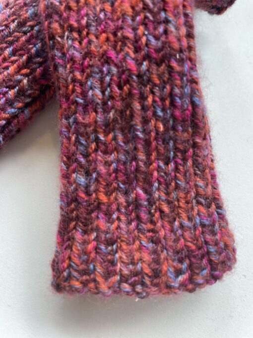 Kinder Stulpen für die Hand mit Daumen, gestrickt – Bild 2